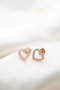Heliophilia Silver Pendientes de Plata de Ley 925 con Circón Multicolor